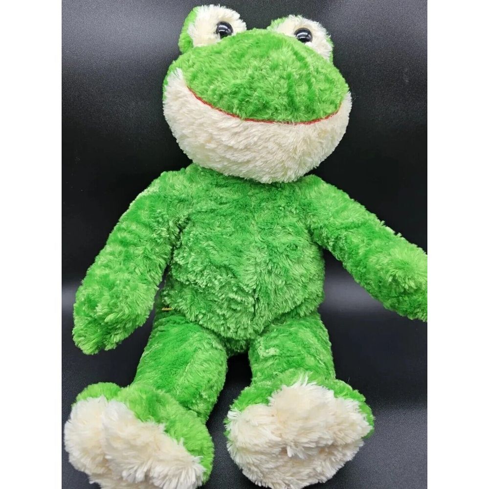 Vintage 18" Build A Bear Frog Plush Green Toad ~ Retired